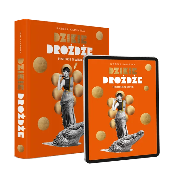 Książka „Historie o winie” i e-book na tablecie